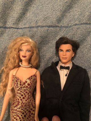 2002 Collectible James Bond 007 Ken And Barbie Tux & Gown