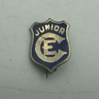 Vintage Junior Ce Christian Endeavor Lapel Pin Rare Q4