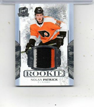 2017 - 18 Ud The Cup - Nolan Patrick - Jersey Patch Rookie Card - 50/99