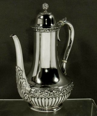 Tiffany Sterling Coffee Pot  c1891 PERSIAN MANNER 3