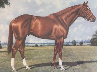 Richard Stone Reeves " Secretariat " Limited Edition Lithograph,  Signed,  Numbered