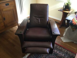 Stickley Bow Arm Morris Recliner,  Arts&crafts,  Mission,  10 Yrs Old