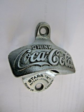 Vintage Brown Co.  Starr " X " Coca Cola Advertising Bottle Opener Good Cond.