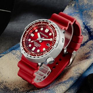 Tuna Sbbn015 Automatic Watches San Martin Stainlss Steel Diving Wristwatches