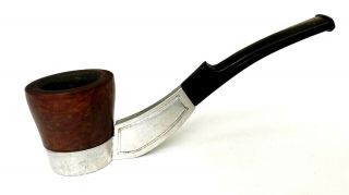Very Cool Dr Plumb Peacemaker (3) Metal & Interchangeable Briar Bowl Estate Pipe
