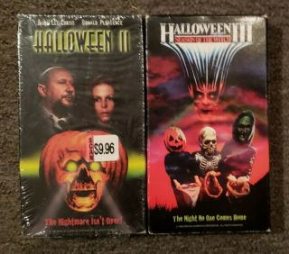 Halloween Iii,  Ii 3,  2 Season Of The Witch Vhs Tapes Rare Cover Horror Vintage