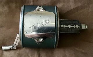 Old Vintage Twinplex Double Razor Blade Sharpener