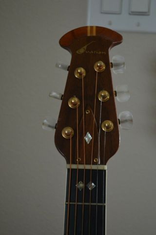 Ovation Vintage Acoustic Guitar 1975 Natural Model 1119 - 4 - USA 2
