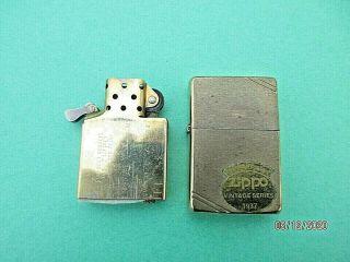 Vintage Zippo Lighter American Classic Vintage Series 1937 Brushed Brass/gold?
