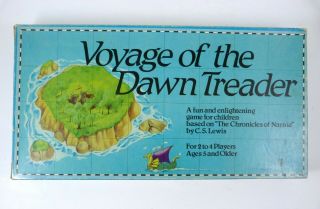 Vtg Board Game Voyage Of The Dawn Treader David C.  Cook ©1983 C.  S.  Lewis Narnia