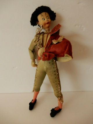 Vintage Klumpe Matador Doll Made In Spain