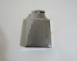 Vintage Ronson Art Deco Cigarette Case With Built In Lighter Usa Made