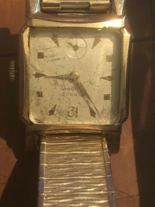 Vintage 21 Jewel Benrus Swiss Made Mens Wrist Watch