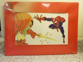 Spider - Man Animation Cel Marvel Comics 1994 Stan Lee Art Vtg