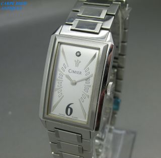 Ladys Cimier 3101 Diamond Dial Stainless Steel Swiss Wristwatch C2015 Rrp £595
