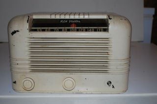 Vintage Rca Victor Am Tube Radio Model 16x2