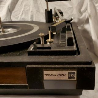 Vintage REALISTIC 48a Turntable Record Player By BSR,  AS - IS 2