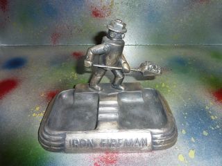 Vintage Iron Fireman Ashtray