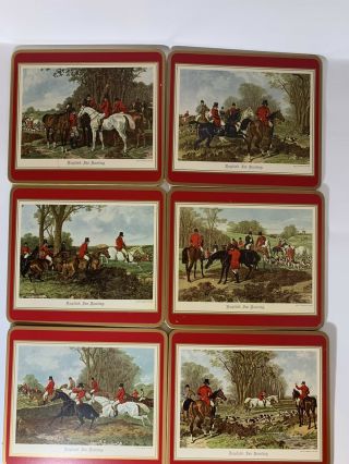 Vintage Pimpernel Traditional Place Mats Set Of 6 English Hunting