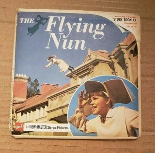 Vintage Gaf B495 The Flying Nun Sally Field Tv Show View - Master Reels Packet