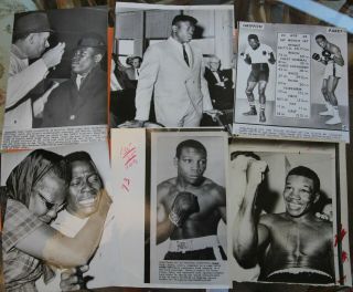6 Different Vintage Boxing Photos: Emile Griffith Vs Benny Paret