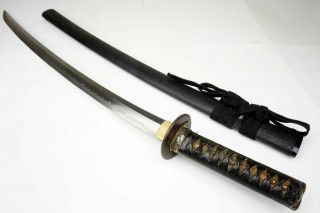 Antique Japanese Samurai L - Wakizashi Sword Katana Nihonto,  Gorgeous Hamon Lines