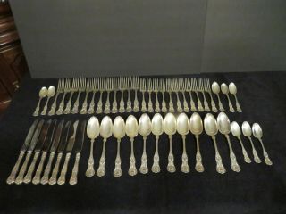 50 Pc.  Set Of Theodore B Starr Sterling Silver Silverware Set - 2884 Grams
