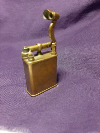 Vintage Brass Lift Arm Lighter Unmarked Not A Zippo