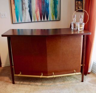 Mid - Century Style Bar (west Elm) - And Totally Cool