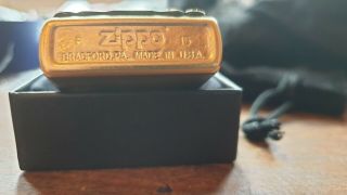 Brass 3d Devil Zippo. 3