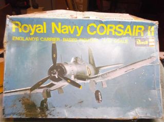 Vintage Revell 1/32 Scale Wwii British Royal Navy Corsair Ii