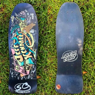 Vintage Nos Jeff Kendall Santa Cruz Skateboard Graffiti Jesse Salba
