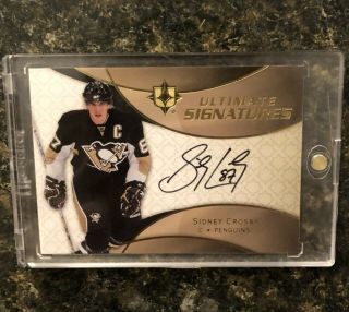 08/09 Ultimate Signatures Sidney Crosby Auto Pittsburgh Penguins