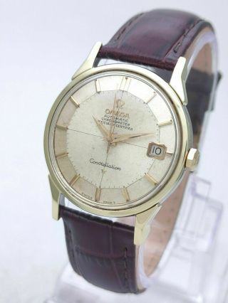 Vintage Omega Constellation Pie Pan Automatic 168.  005 Cal.  565 Swiss Men 