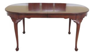 L50633ec: Henkel Harris Queen Anne Leg Cherry Dining Room Extension Table
