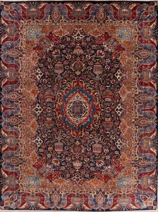 10x13 Dynasty Historical Vintage Oriental Area Rug Handmade Wool Carpet