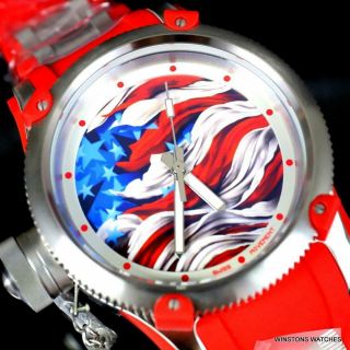 Invicta Russian Diver Erni Vales Artist Series " America " 52mm Swiss Watch