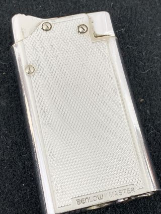 Vintage BENLOW Master Pocket Lighter - Made In England 2