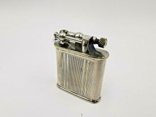Antique Feudor 100 Lift Arm Petrol Lighter Overhauled Made In France As09