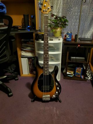 Ernie Ball Music Man StingRay 4 Special,  Vintage Tobacco with Roasted Maple Neck 5