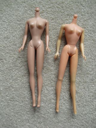 Rare Vintage 1966 Japan Barbie Body And 1962 Japan Midge Body No Heads