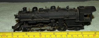 Vintage A.  T.  S.  F Cast Iron Ho Steam Engine Locomotive 2