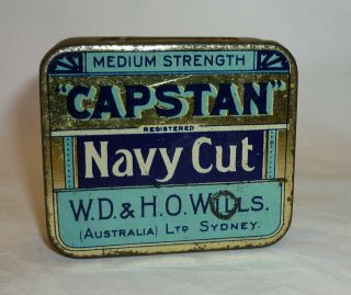 Capstan - Medium Strength Navy Cut - Limited Issue Small 1oz Tobacco Tin