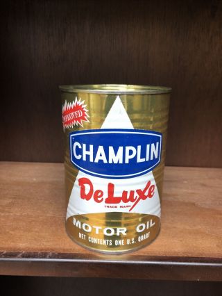 Vintage.  Champlin Motor Oil.  Can.  Champlin Oil Co.  Enid,  Oklahoma