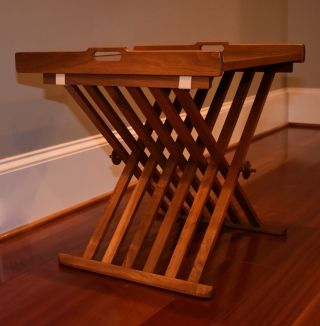 Drexel Declaration Folding Table Mid Century Modern Kipp Stewart