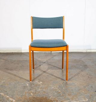 Mid Century Danish Modern Dining Chairs Set 6 Solid Oak Uldum Johannes Andersen 5