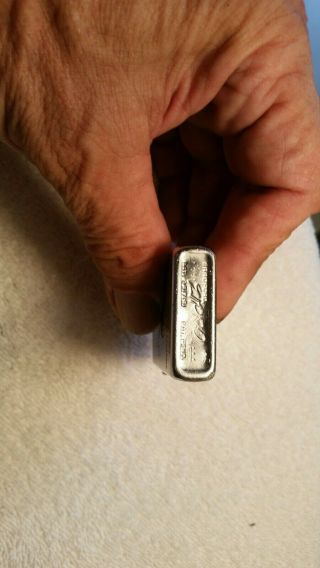 1959 Advertising Zippo Lighter With Insert Continental Can Co.  Inc.