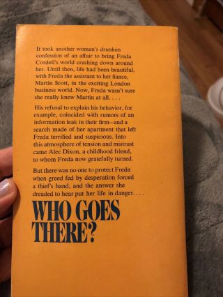 Who Goes There? Lois Paxton Ace Gothic Paperback 1974 Vintage Out Of Print 3