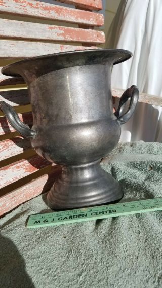 Vintage Silverplate Champagne Wine Ice Bucket Trophy Silver Plated