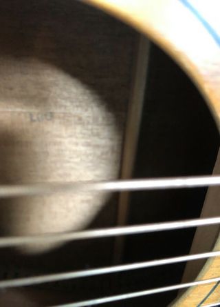 Gibson LG 0 - 1963 Vintage Flat Top Acoustic Guitar w/original Gibson case 4